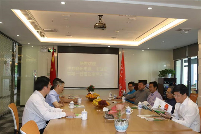 中共贛州市委常委、統(tǒng)戰(zhàn)部長彭業(yè)明等領導一行到訪廣東博皓考察指導-3