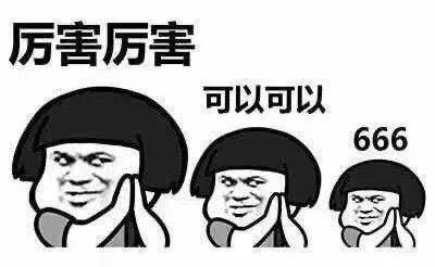 厲害厲害，可以可以，666